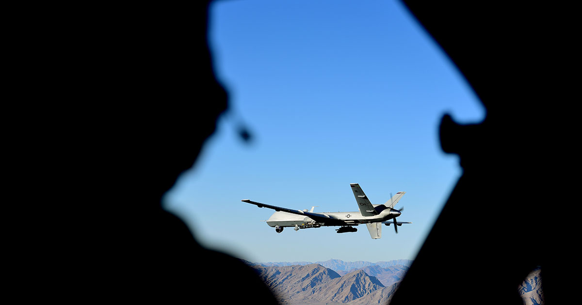 MQ-9 Reaper in flight